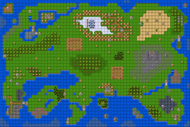 Carte du monde de Dragonium