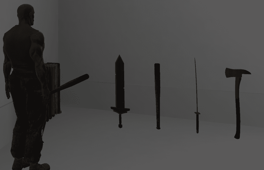 Quelques armes du jeu