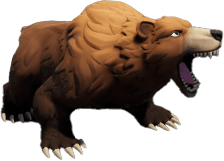 Modèle 3D d'un ours